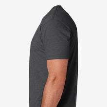 Load image into Gallery viewer, Serum Apparel Men&#39;s Charcoal Ibex Crewneck T-shirt Side View
