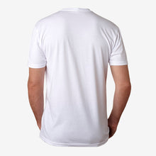 Load image into Gallery viewer, Serum Apparel Men's White Ibex Crewneck T-shirt Back View
