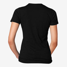 Load image into Gallery viewer, Serum Apparel Women's Black Ibex Crewneck T-shirt Back View