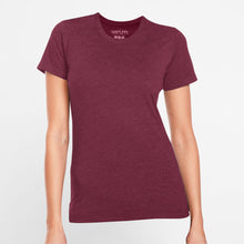 Load image into Gallery viewer, Serum Apparel Women&#39;s Damu Red Ibex Crewneck T-shirt Front View
