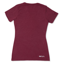Load image into Gallery viewer, Serum Apparel Women&#39;s Damu Red Ibex Crewneck T-shirt Back View
